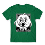 SPY X FAMILY Anya MEME Kelly Green Men's T-shirt for Anime, Spy X Family