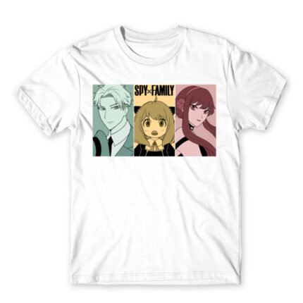 SPY X FAMILY White Men's T-shirt for Anime, Spy X Family