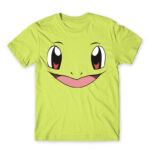 Squirtle face Apple Green Men's T-shirt for Anime, Pokemon