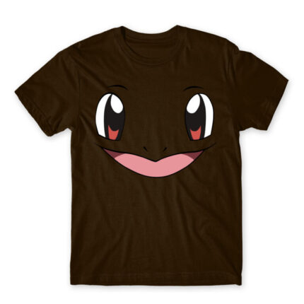 Squirtle face Chocolate Men's Tee for Anime, Pokemon