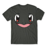 Squirtle face Dark Grey Men's T-shirt for Anime, Pokemon