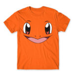 Squirtle face Orange Men's T-shirt for Anime, Pokemon