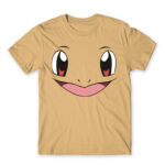 Squirtle face Sand Men's Tee for Anime, Pokemon