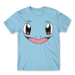 Squirtle face Sky Blue Men's T-shirt for Anime, Pokemon