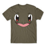 Squirtle face Zinc Men's T-shirt for Anime, Pokemon
