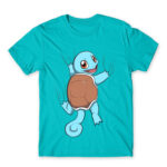 Squirtle hanging Atoll Blue Men's Tee for Anime, Pokemon