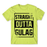 Straight outta gulag Apple Green Men's T-shirt