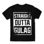 Straight outta gulag Black Men's Tee