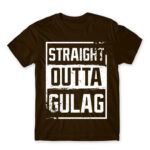 Straight outta gulag Chocolate Men's Tee