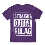 Straight outta gulag Dark Purple Men's T-shirt