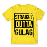 Straight outta gulag Lemon Men's T-shirt