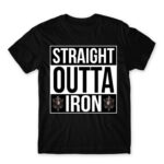 Straight outta iron Black Men's T-shirt for Gaming, League Of Legends