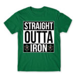 Straight outta iron Kelly Green Men's T-shirt for Gaming, League Of Legends