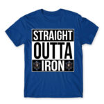 Straight outta iron Royal Blue Men's Tee for Gaming, League Of Legends