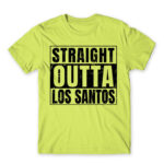 Straight Outta Los Santos Apple Green Men's Tee