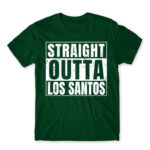 Straight Outta Los Santos Bottle Green Men's Tee