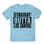 Straight Outta Los Santos Sky Blue Men's Tee