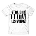 Straight Outta Los Santos White Men's T-shirt