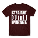 Straight outta Mirage Burgundy Men's T-shirt