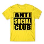 Straight outta social Lemon Men's Tee for Antisocial, Funny