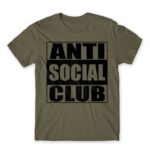 Straight outta social Zinc Men's T-shirt for Antisocial, Funny
