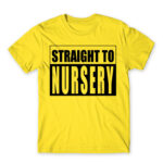 Straight to nursery Lemon Men's Tee for Kindergartner, Work