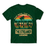 Streamer Dad Bottle Green Men's T-shirt for Streamer, Work