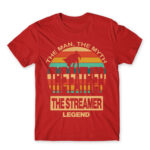 Streamer Dad Red Men's T-shirt for Streamer, Work