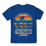 Streamer Dad Royal Blue Men's Tee for Streamer, Work