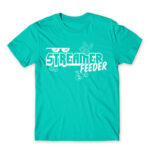 Streamer feeder Turquoise Men's Tee for Streamer, Work