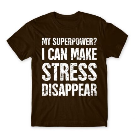Stress disappear Chocolate Men's T-shirt for Massage Therapist, Work