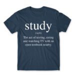 Study definition Denim Men's T-shirt for Funny, Study