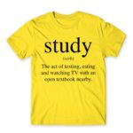 Study definition Lemon Men's Tee for Funny, Study