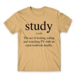 Study definition Sand Men's Tee for Funny, Study