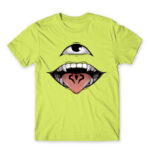 Sukuna face Apple Green Men's Tee for Anime, Jujutsu Kaisen