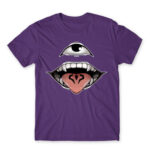 Sukuna face Dark Purple Men's Tee for Anime, Jujutsu Kaisen