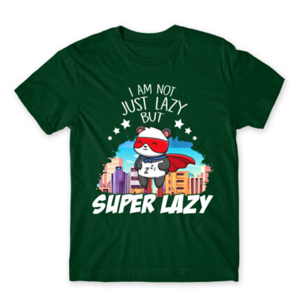Super lazy Bottle Green Men's T-shirt for Funny, Laziness