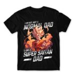 Super Saiyan Dad Black Men's Tee for Anime, Dragon Ball