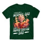 Super Saiyan Dad Bottle Green Men's Tee for Anime, Dragon Ball
