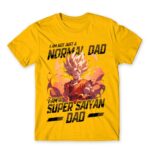 Super Saiyan Dad Gold Men's Tee for Anime, Dragon Ball