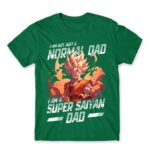 Super Saiyan Dad Kelly Green Men's Tee for Anime, Dragon Ball