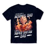 Super Saiyan Dad Navy Men's Tee for Anime, Dragon Ball