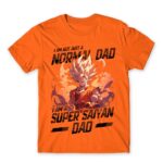Super Saiyan Dad Orange Men's T-shirt for Anime, Dragon Ball