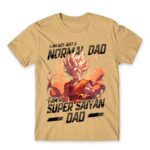 Super Saiyan Dad Sand Men's Tee for Anime, Dragon Ball