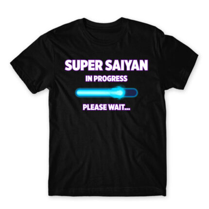 Super Saiyan in progress Black Men's Tee for Anime, Dragon Ball