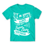 Super sexy welder Turquoise Men's T-shirt for Welder, Work