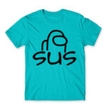 Sus Atoll Blue Men's T-shirt for Gaming