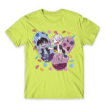 Sweetness Overload Apple Green Men's T-shirt for Anime, Yurion Ice