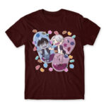 Sweetness Overload Burgundy Men's Tee for Anime, Yurion Ice