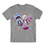 Sweetness Overload Grey Melange Men's T-shirt for Anime, Yurion Ice